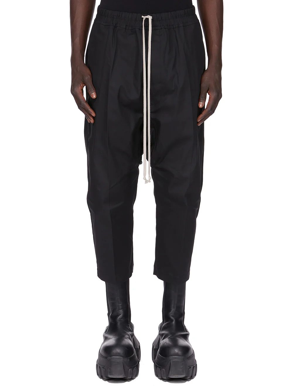 RF00M6381_TE_09 | DRAWSTRING CROPPED