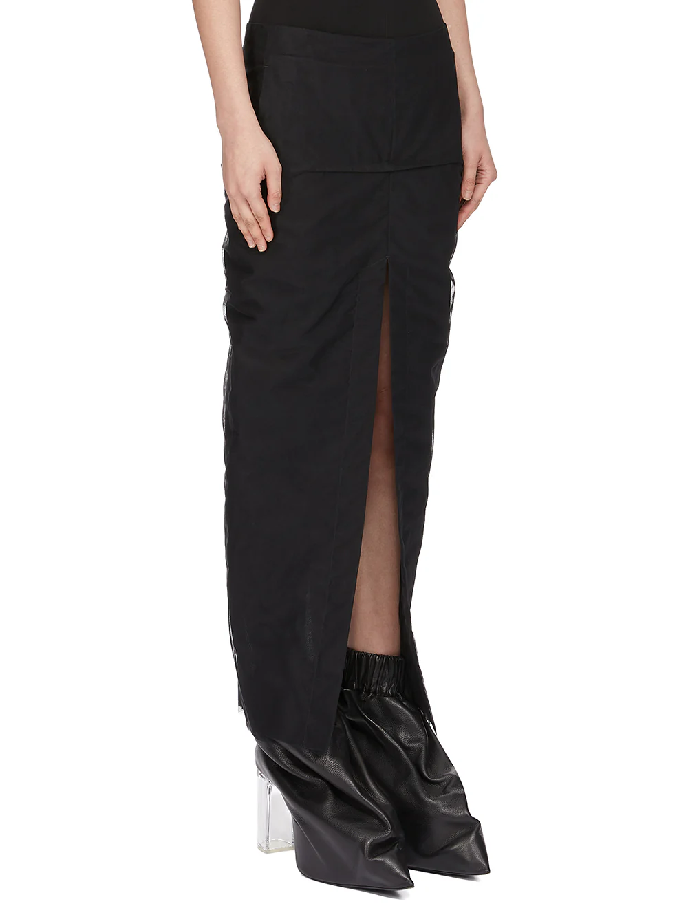 RO01F6338_TUCVJ_09 | SLICED SKIRT - Image 2