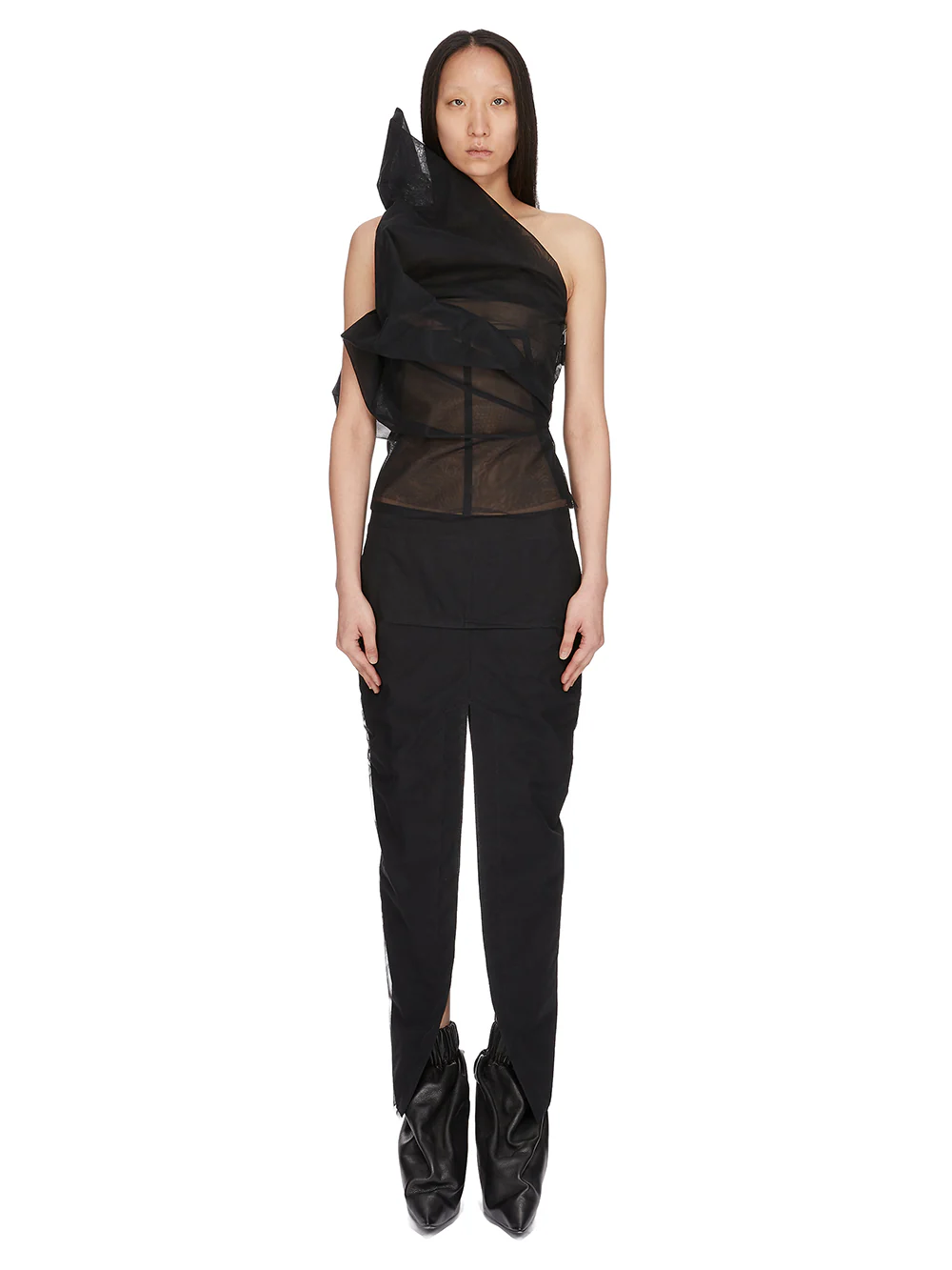 RO01F6338_TUCVJ_09 | SLICED SKIRT - Image 7