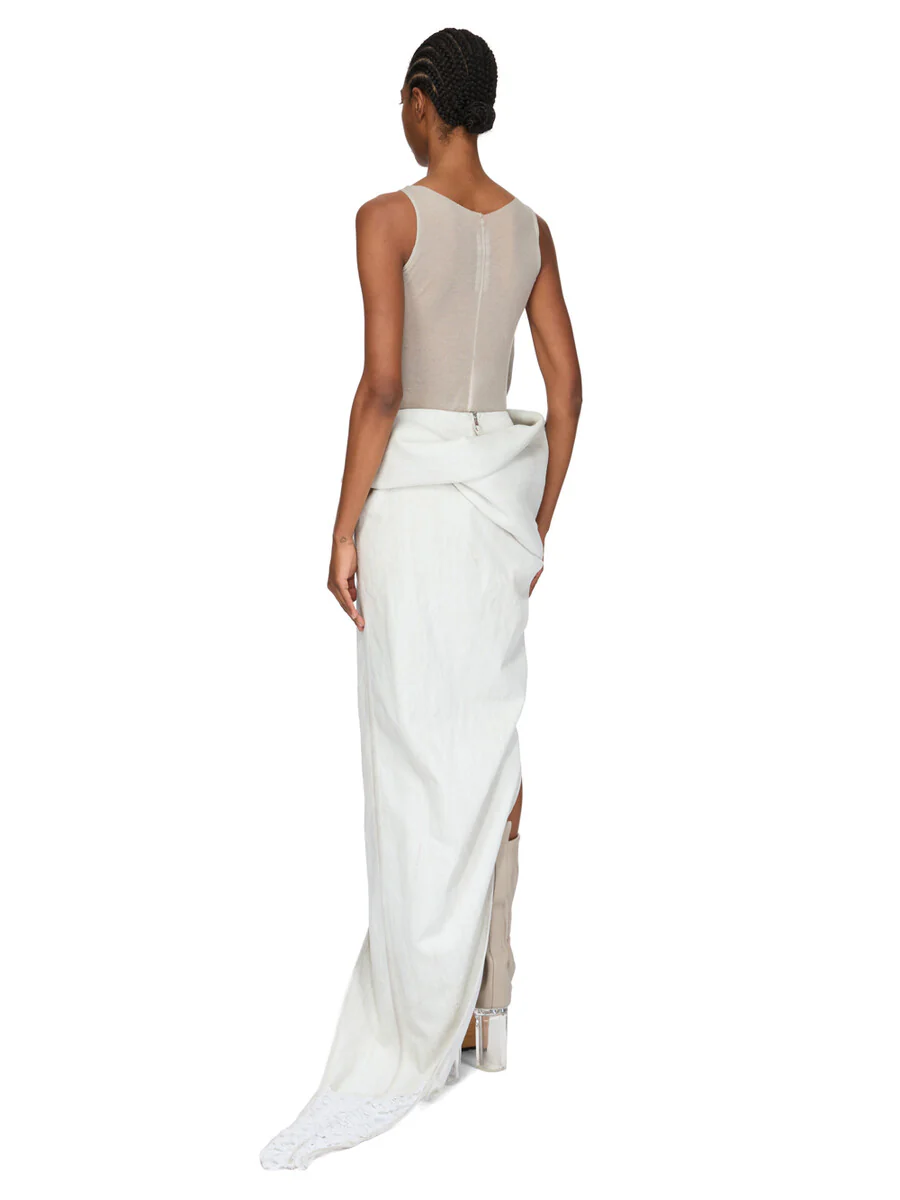 RO01F6391_DMWSH_51 | TEMPLE DRAPED SKIRT - Image 3