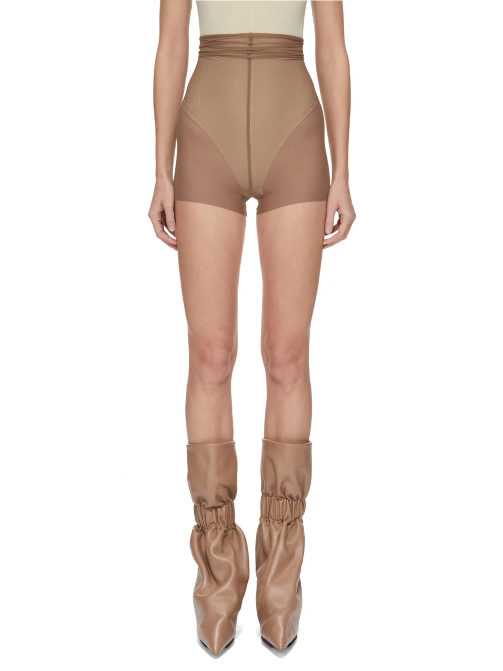 RO01F6395_TUS_44 | HIGHWASTED STRETCH SHORTS