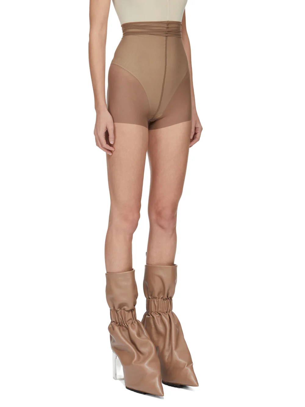 RO01F6395_TUS_44 | HIGHWASTED STRETCH SHORTS - Image 2
