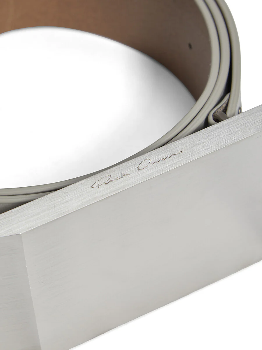 RO01F6481_LDB_08 | BIG BEVELED BUCKLE BELT - Image 3